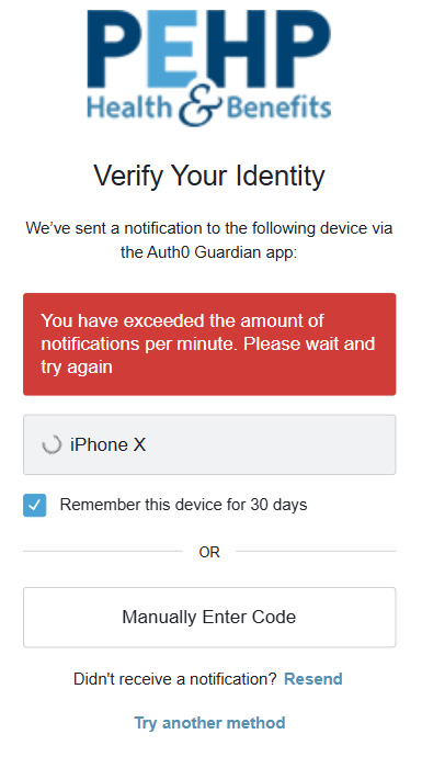 Verify your identity